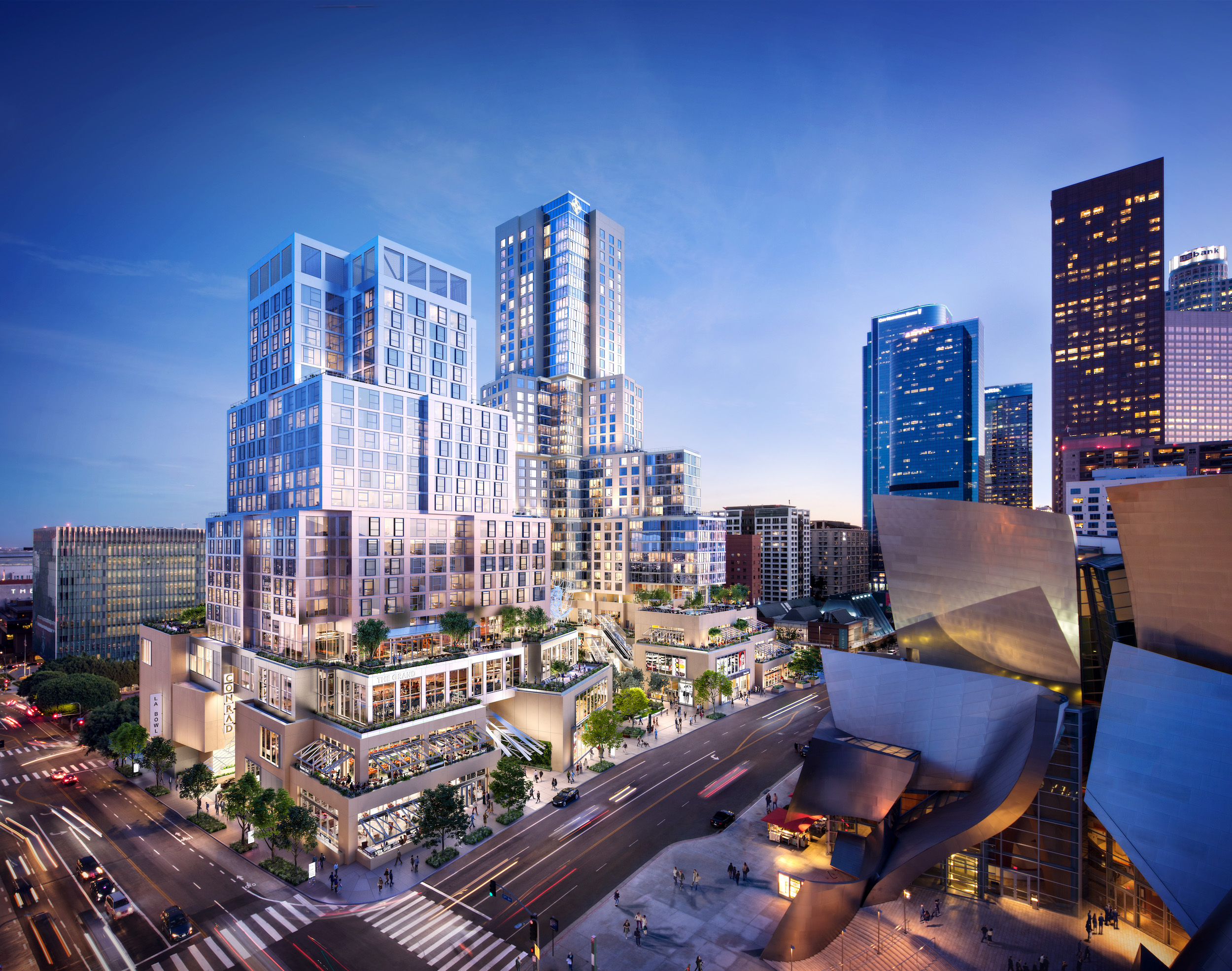 The Grand LA in downtown LA